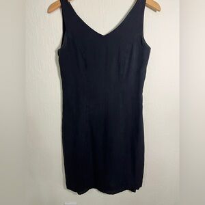Tommy Bahama black silk sheath dress size 6